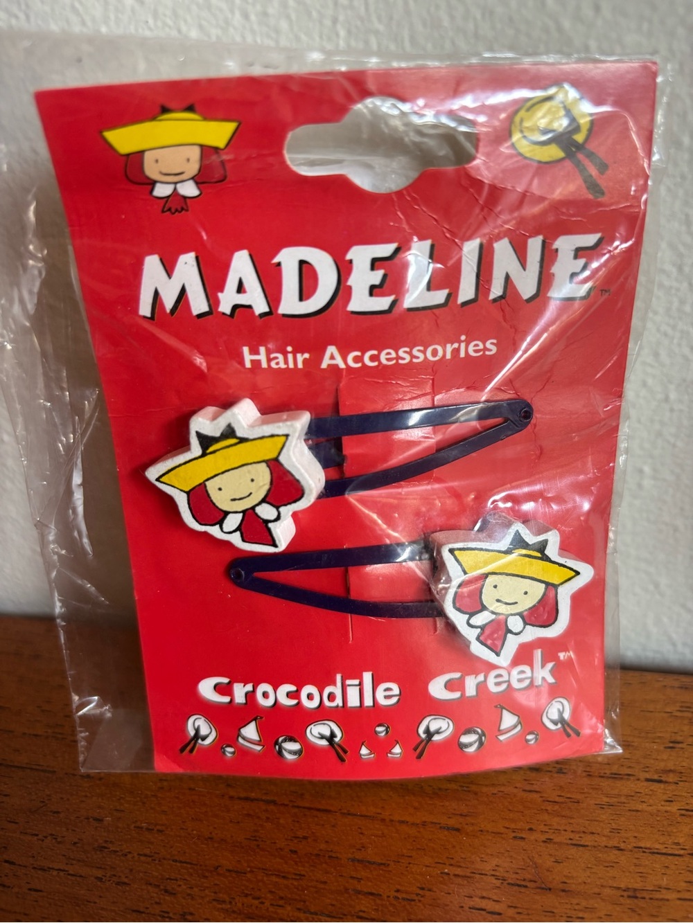 Vintage Madeline barrettes hair clips hair accessories crocodile creek new